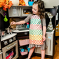 Pastel Check Child Apron