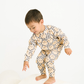 Lightning Checkered Smiley Crewneck Set