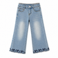 Bow Embroidered Jeans