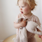 Natural Sand Bunny Lovey Blanket