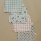 Pink Gingham Muslin Changing Pad Cover