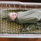 Olive Bamboo Stretch Swaddle