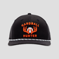 Hardball Hunter Five Panel Rope Cap - Black
