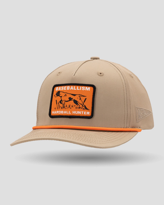 Hardball Hunter Five Panel Rope Cap - Khaki