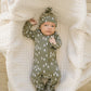Red Gingham Cotton Layette Set