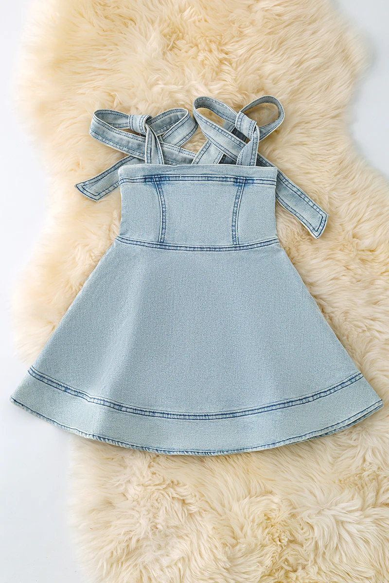 Denim Jumper Dress