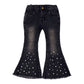 Pearl Detail Bootcut Jeans