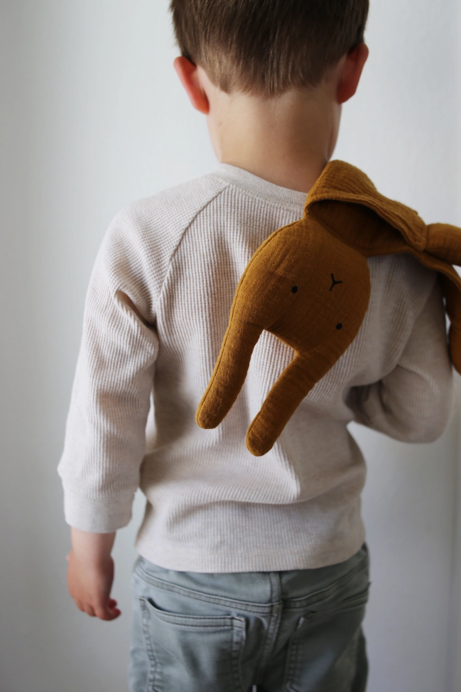 Toffee Bunny Lovey Blanket