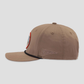 Fishing Club Patch Rope Cap - Brown