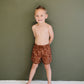 Dark Rust Surf Swim Shorts