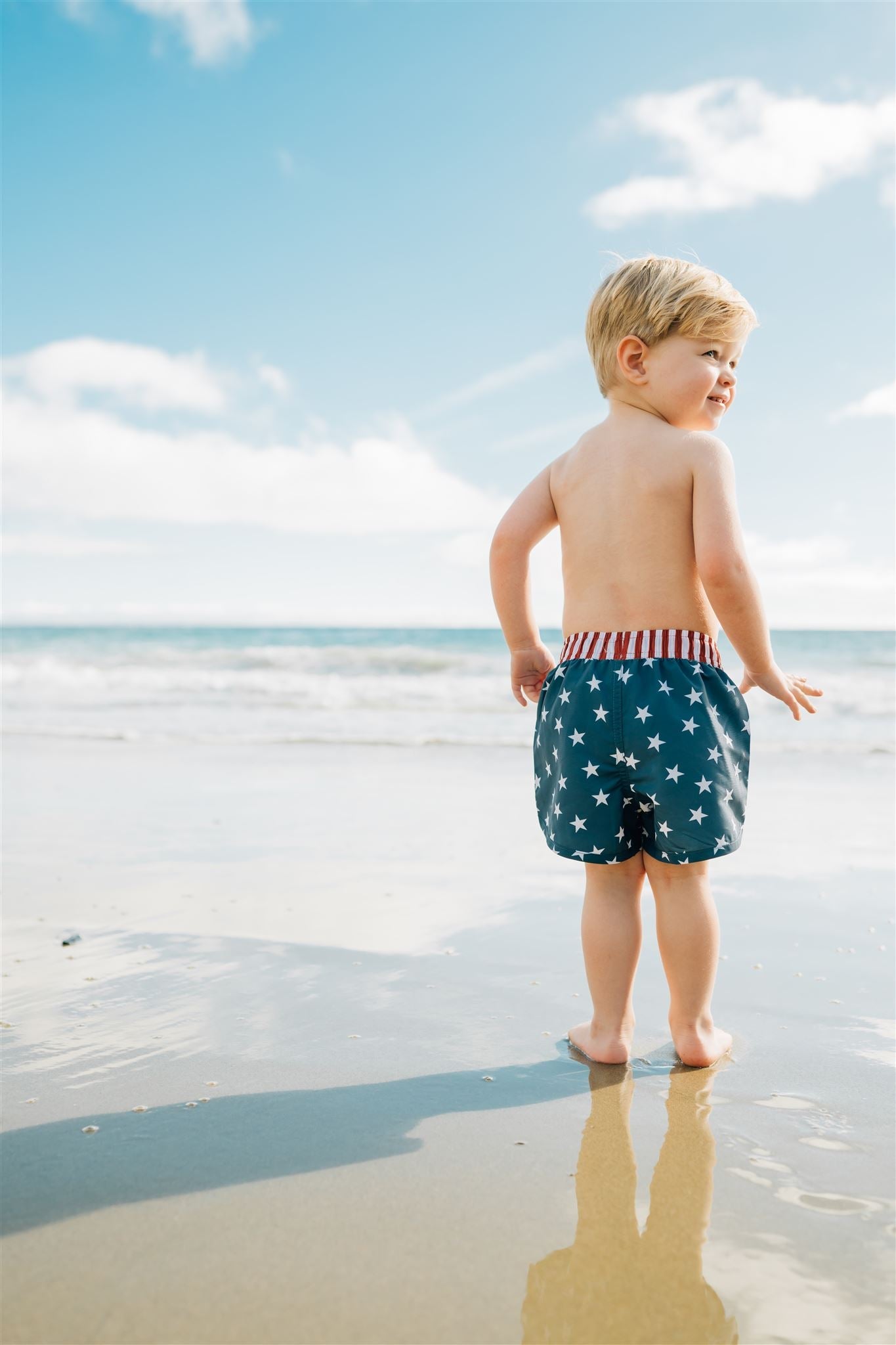 Stars + Stripes Surf Swim Shorts