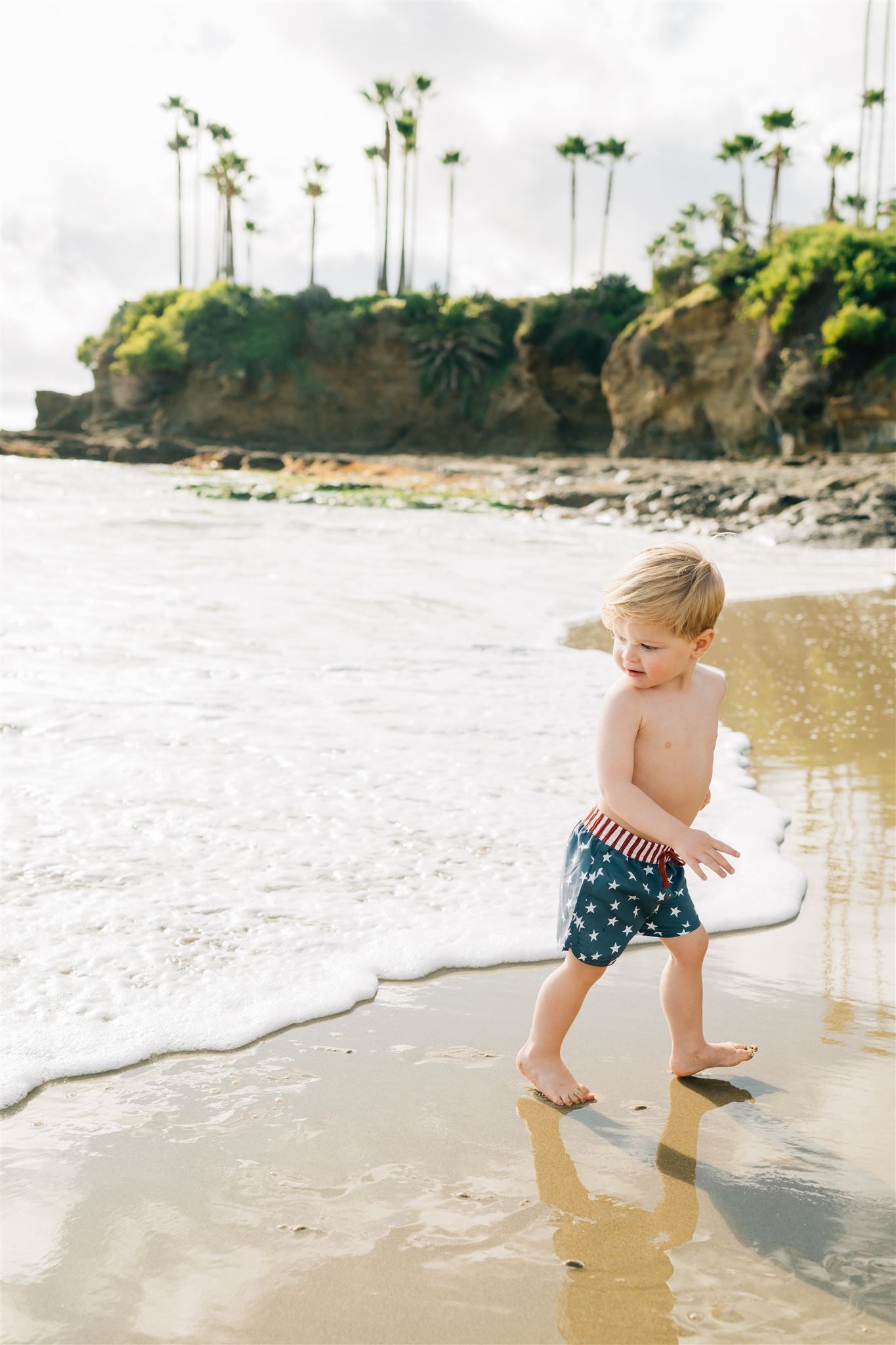 Stars + Stripes Surf Swim Shorts