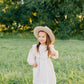 Oatmeal Linen Dress With Bloomers