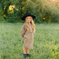 Mustard Magnolia Cotton Dress With Bloomers