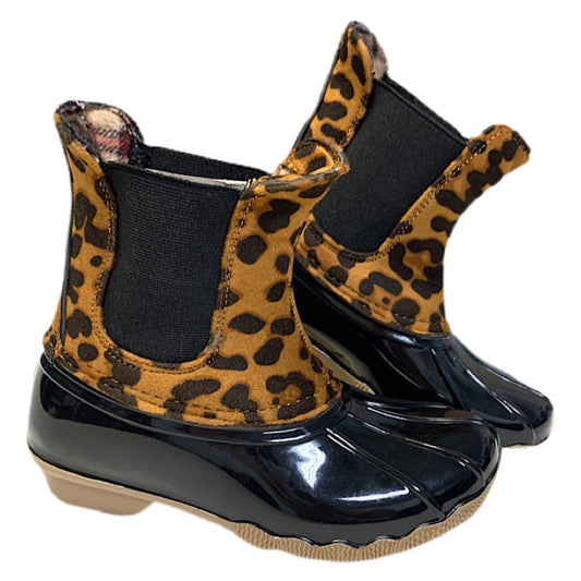 Leopard Duck Boot