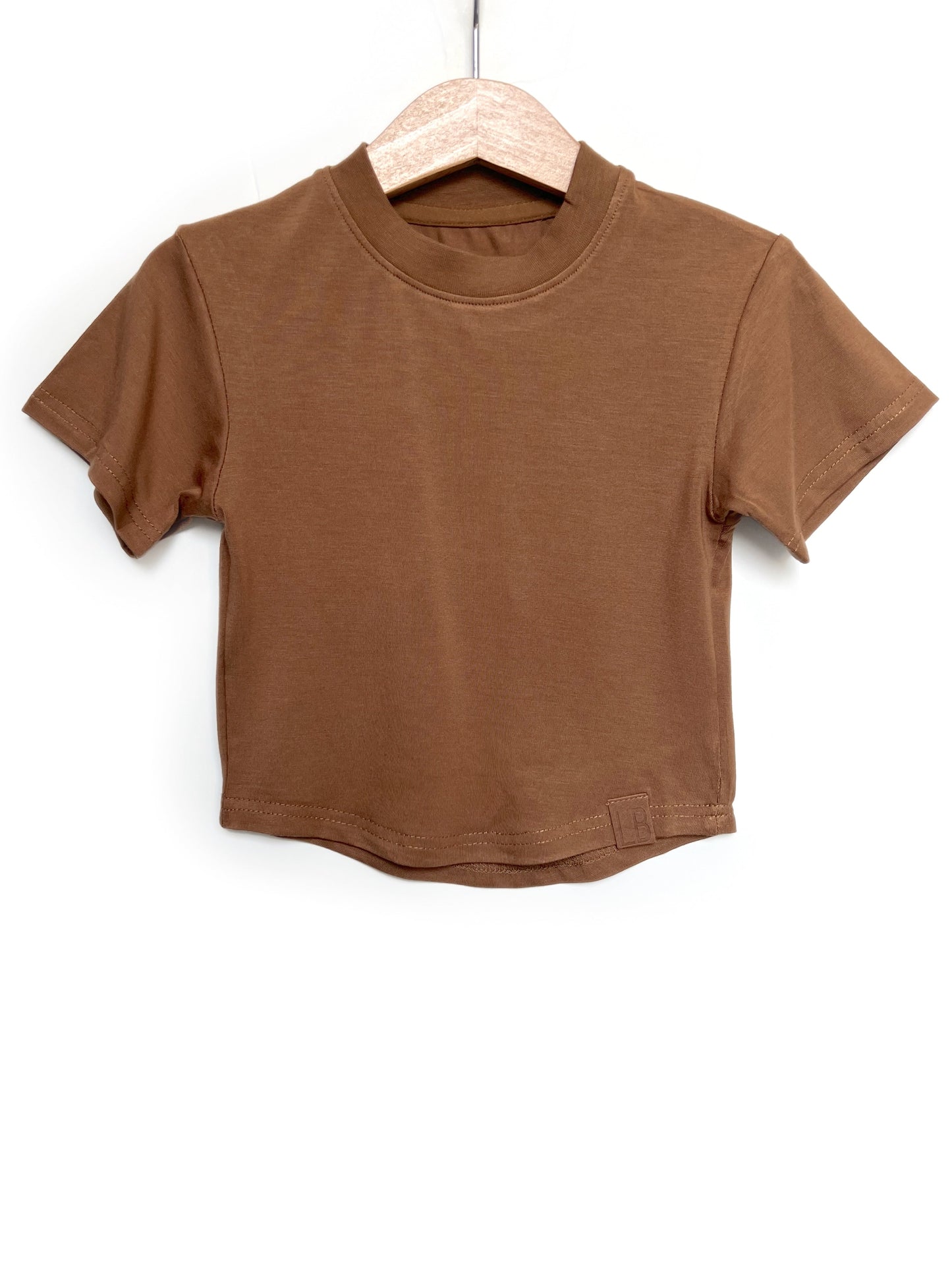 Oversized Bamboo Tee- Spiced Cider