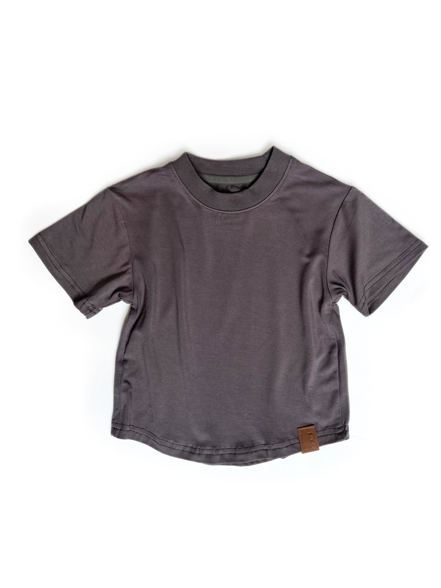 Oversized Bamboo Tee- Stone