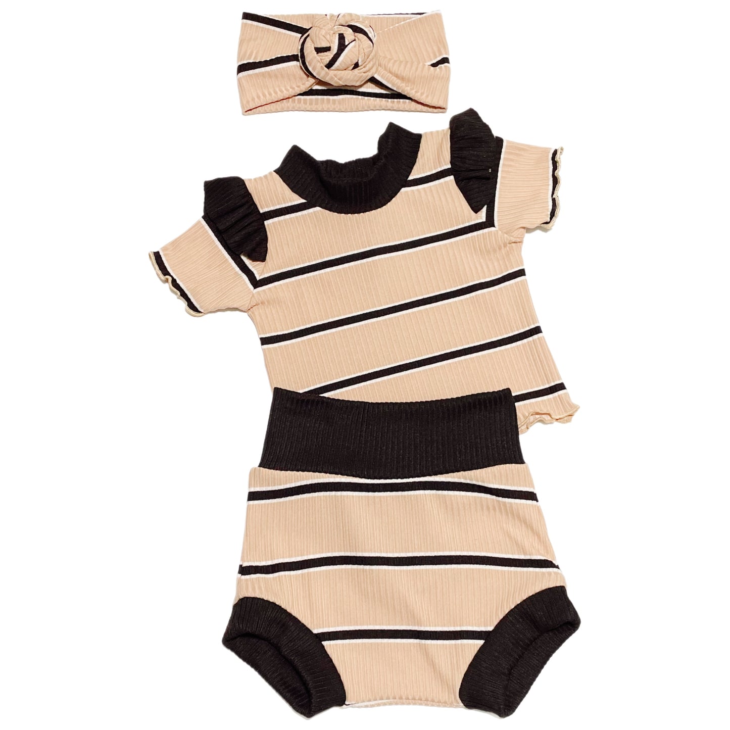 Handmade Ribbed Fall Stripes