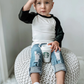 Light Wash Distressed Denim