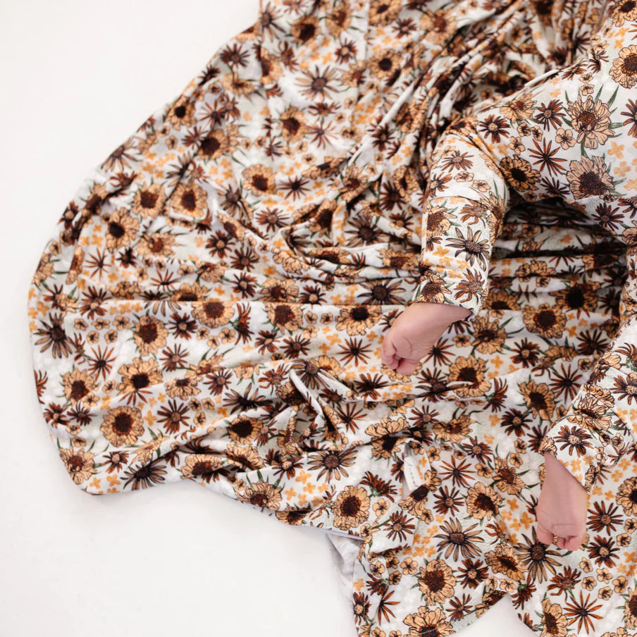 Wildflower Wilderness Bamboo Swaddle