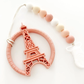 Paris tower with Colored clip