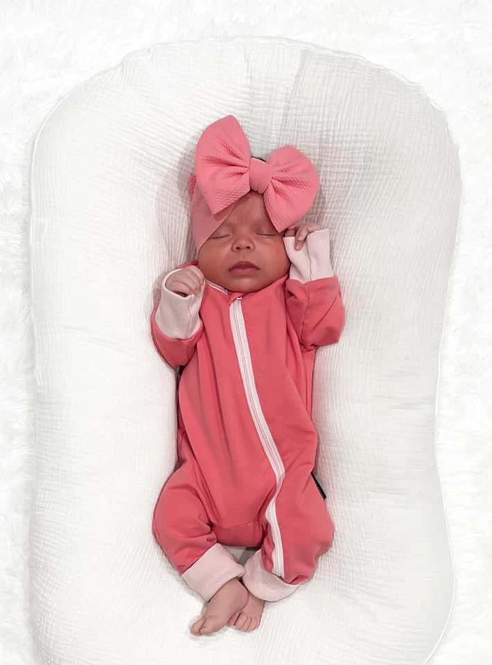 2-Way Zip Romper - Strawberry