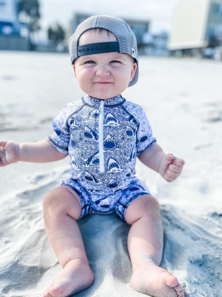 SHARKS SUNSUIT