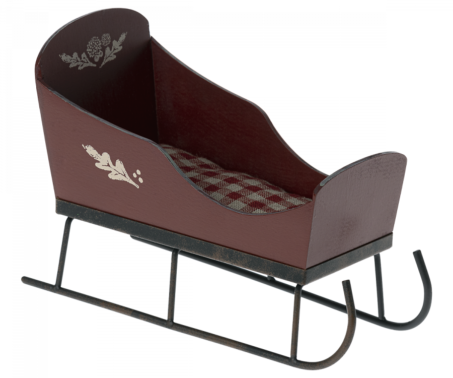 Sleigh, Mini - Red