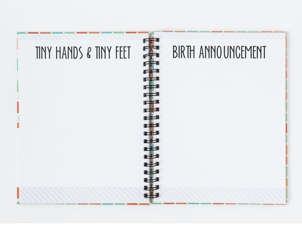 Sherbet Honeycomb- Baby Memory Book