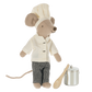 Chef mouse w. soup pot and spoon