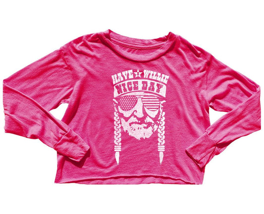 WILLIE NELSON NOT QUITE CROP TEE