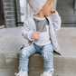 Light Wash Distressed Denim