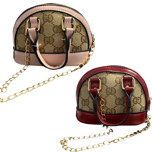 Half Moon Kids Purse 2 tone