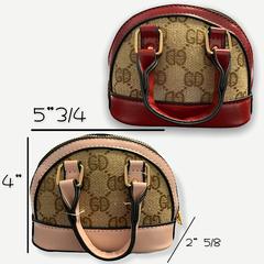 Half Moon Kids Purse 2 tone