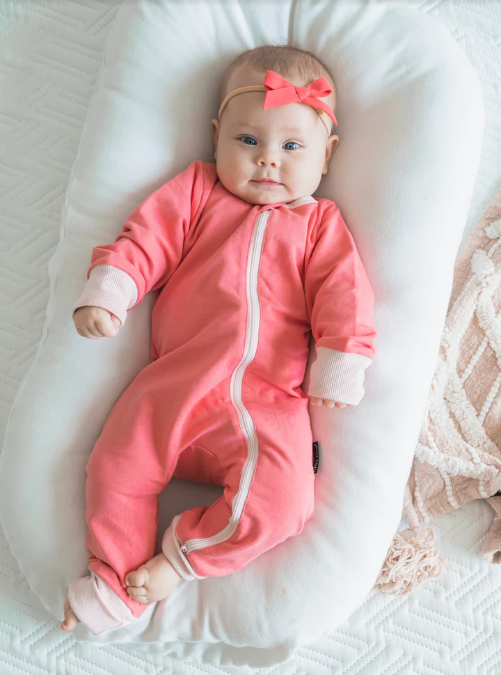 2-Way Zip Romper - Strawberry