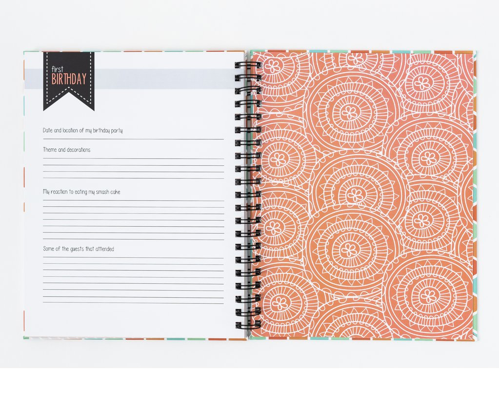 Sherbet Honeycomb- Baby Memory Book