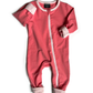 2-Way Zip Romper - Strawberry