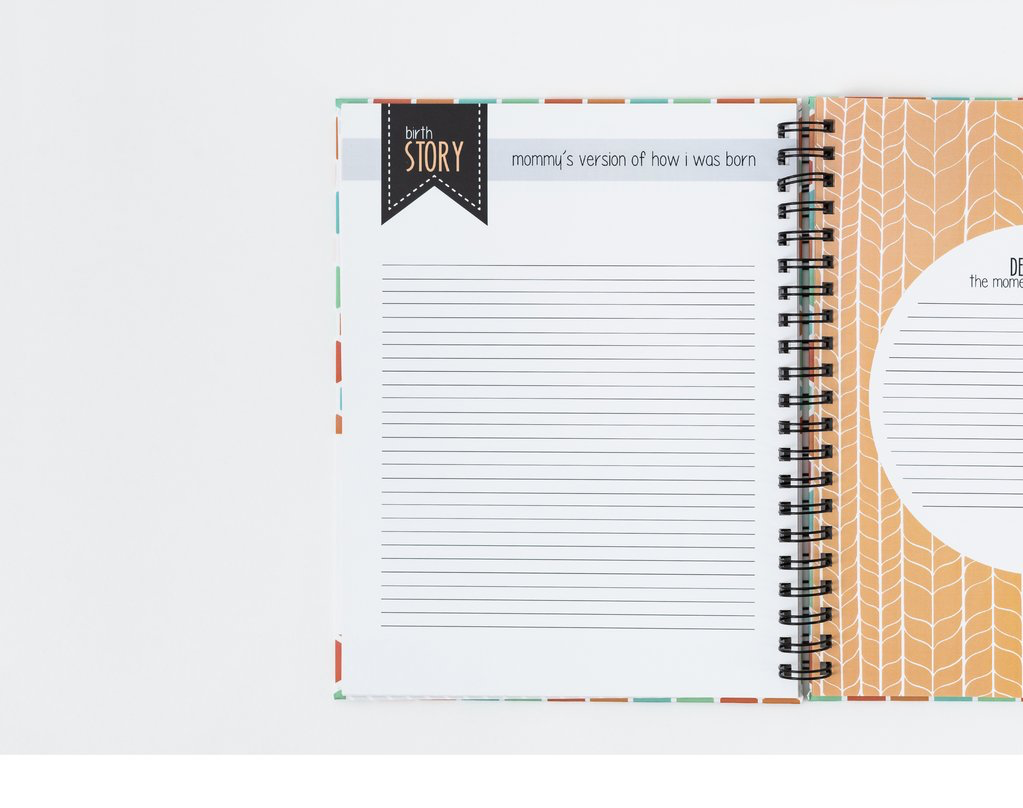 Sherbet Honeycomb- Baby Memory Book