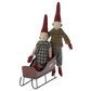 Sleigh, Mini - Red